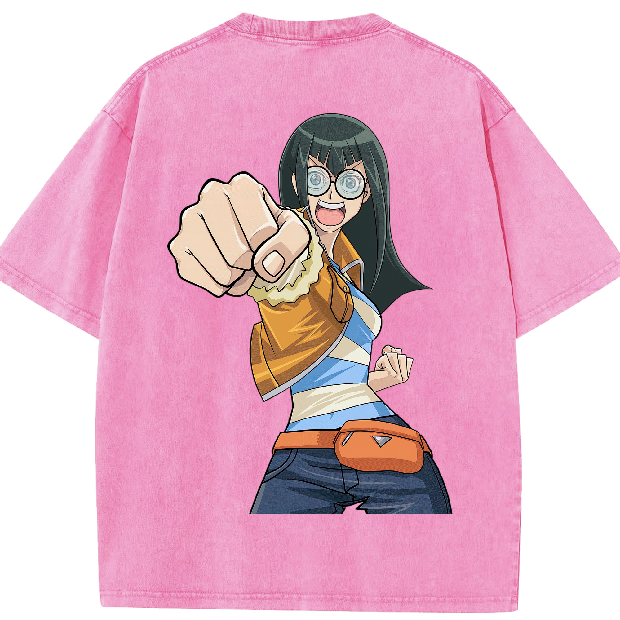（画像用） 遊☆戯☆王 Yu-Gi-Oh! 綿100% ヴィンテージ風 半袖Tシャツ（背面プリント）